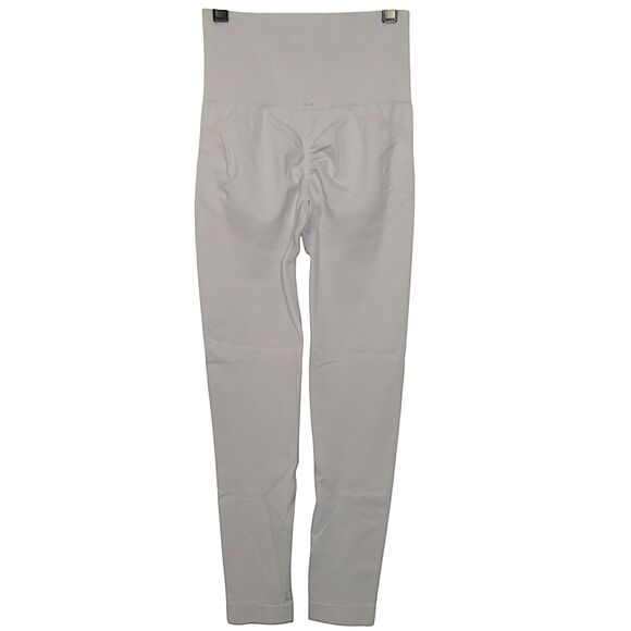 Halara Gray Seamless Flow HW Scrunch Ruched Butt Textured Yoga Leggings LARGE - Picture 8 of 11